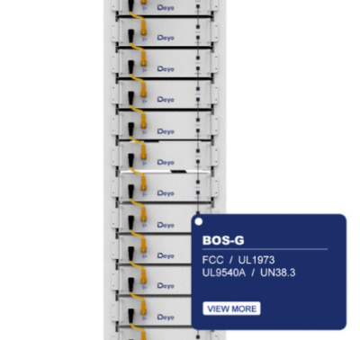 Deye BOS-G Full Rack 5,12kwh HV